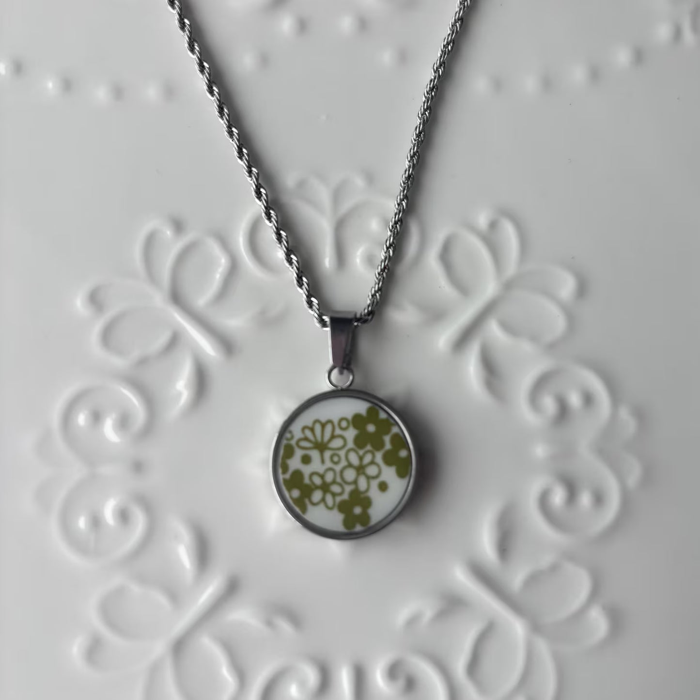 Spring Blossom Necklace | Broken Plate Jewelry