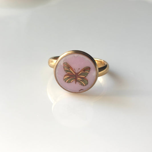 Butterfly Ring | Versace Broken Plate Jewelry