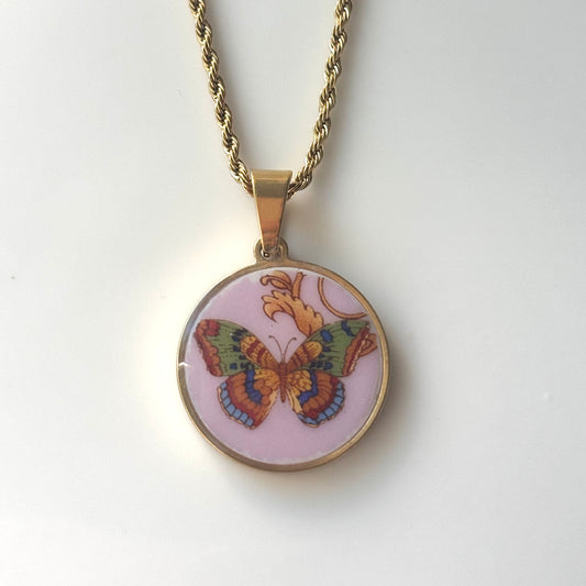 Butterfly Necklace | Versace Broken Plate Jewelry