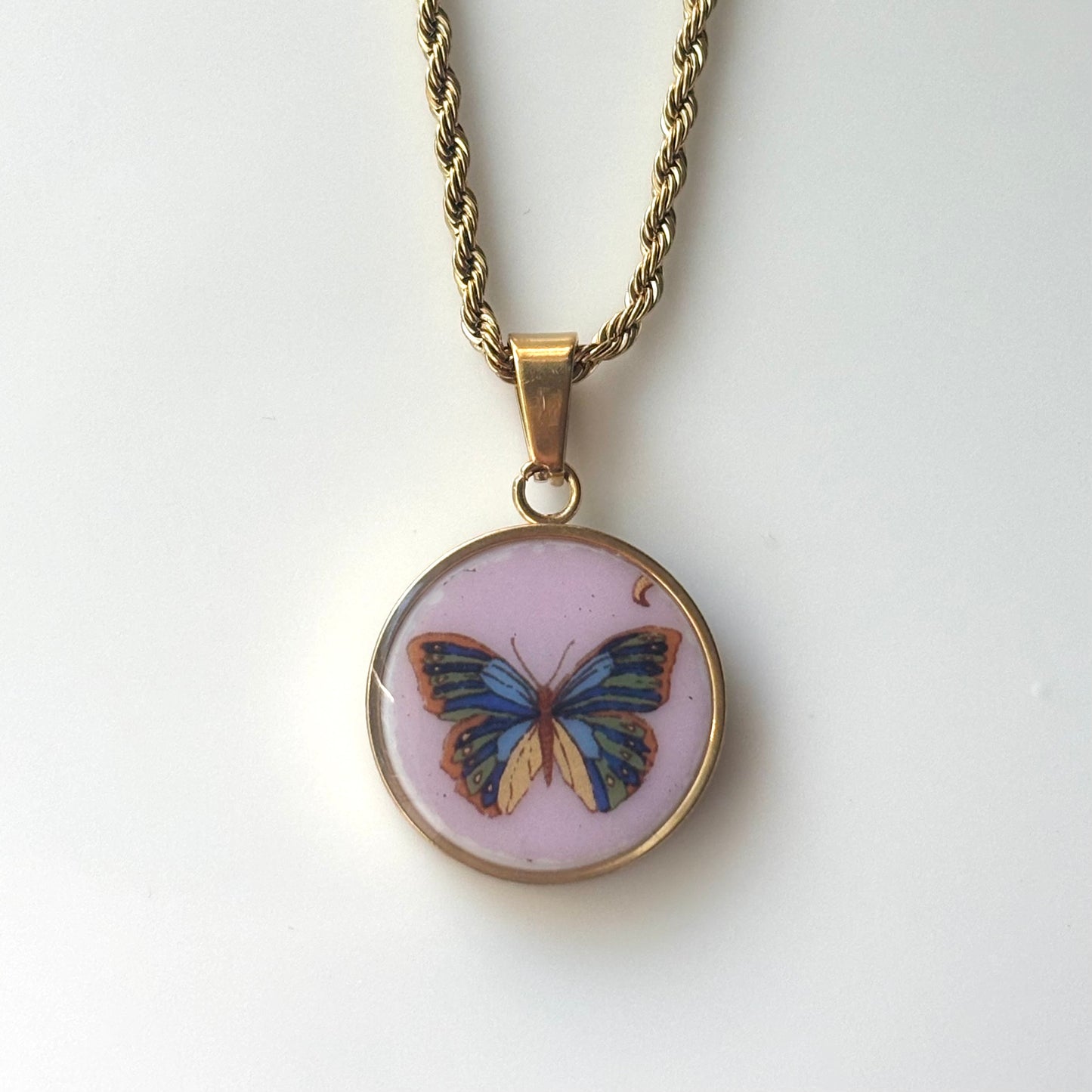Butterfly Necklace | Versace Broken Plate Jewelry