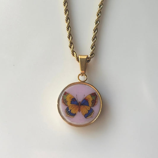 Butterfly Necklace | Versace Broken Plate Jewelry