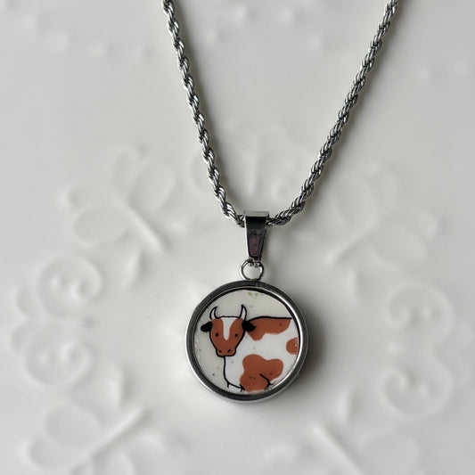 Cow - Country Home Collection Silver