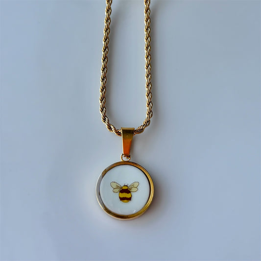 Bee Necklace | Broken China Jewelry