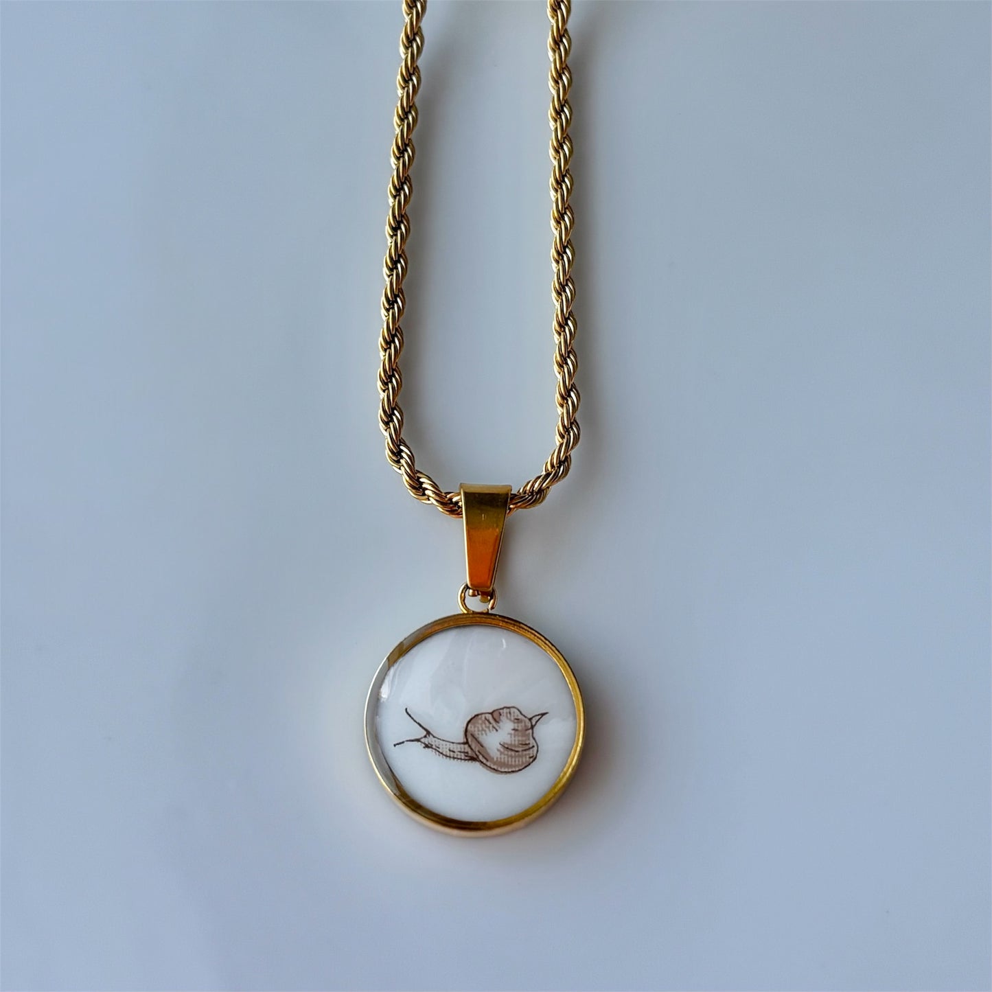 Snail Necklace | Broken China Jewelry