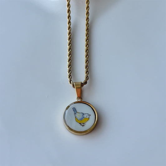 Bird Necklace | Broken China Jewelry