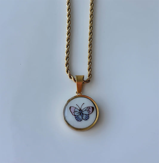 Butterfly Necklace | Broken China Jewelry