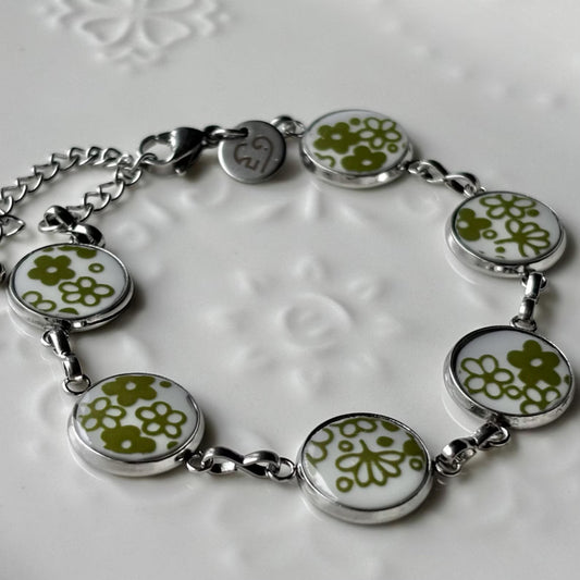 Spring Blossom Bracelet | Broken Plate Jewelry