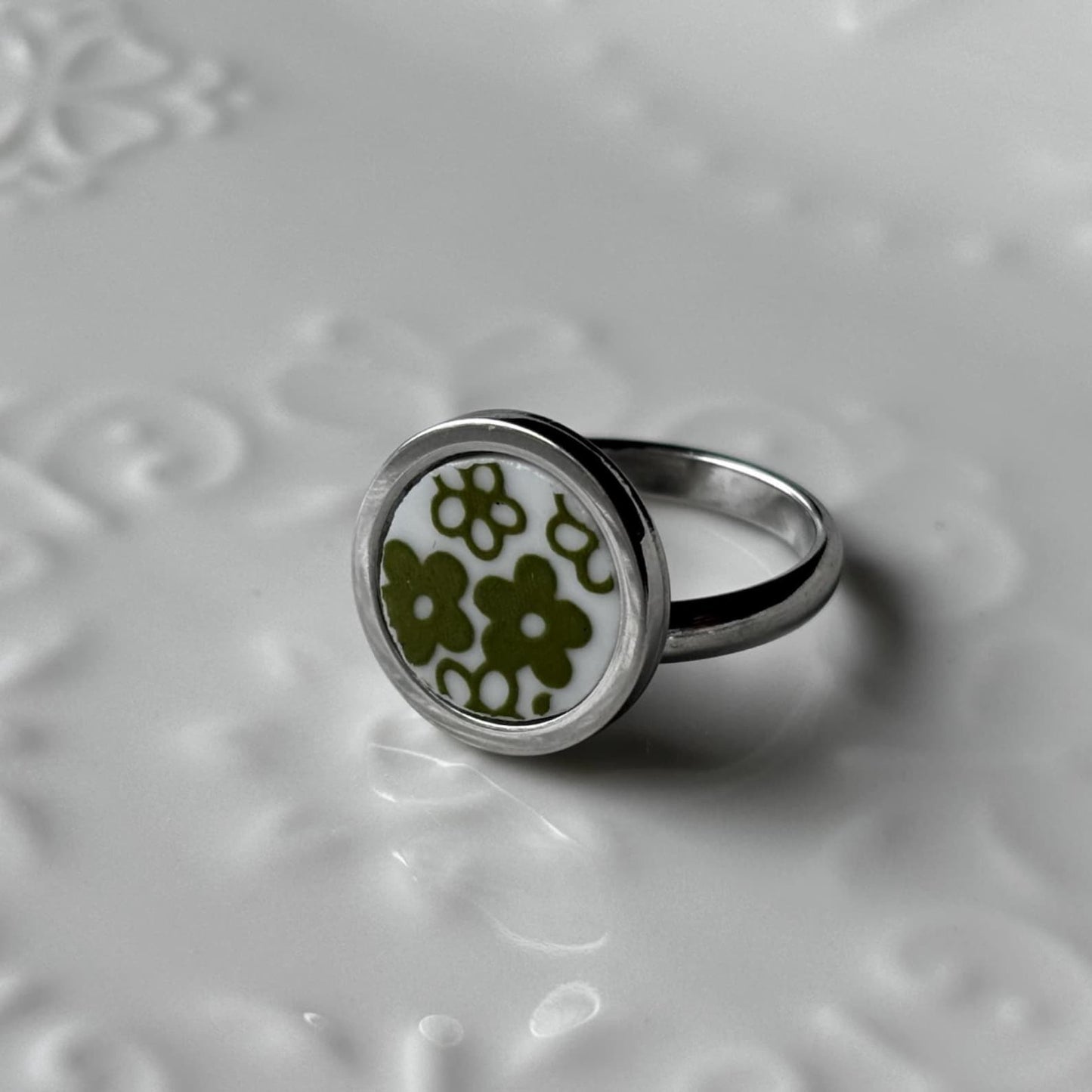 Spring Blossom Ring | Broken Plate Jewelry