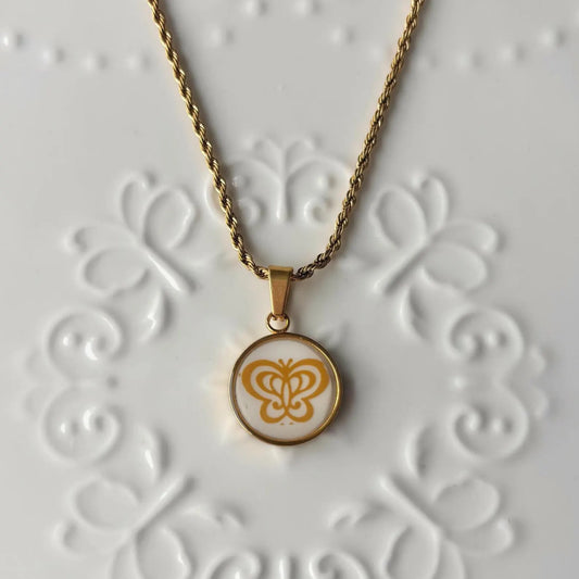 Butterfly Gold Necklace