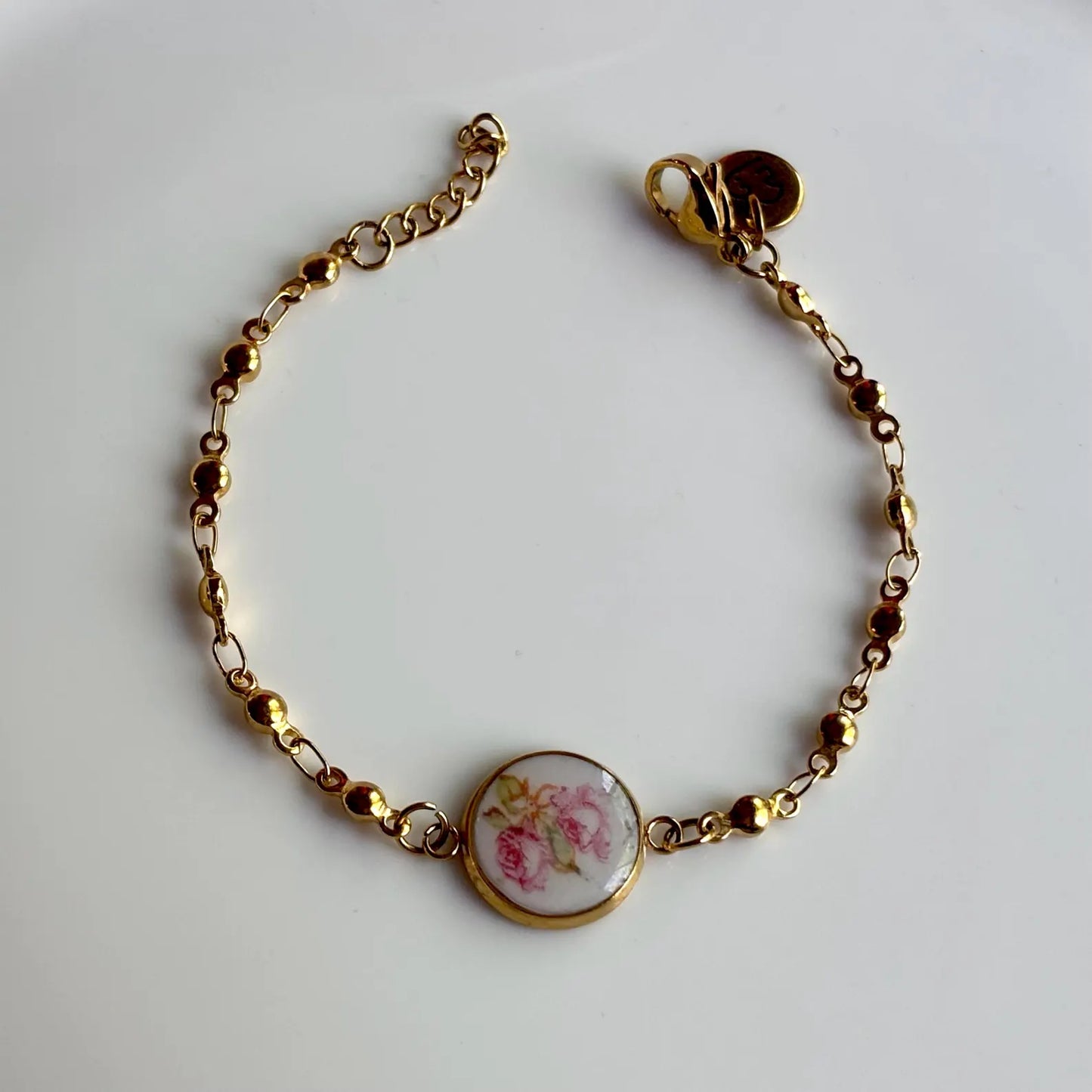 Rose Bracelet | Broken China Jewelry